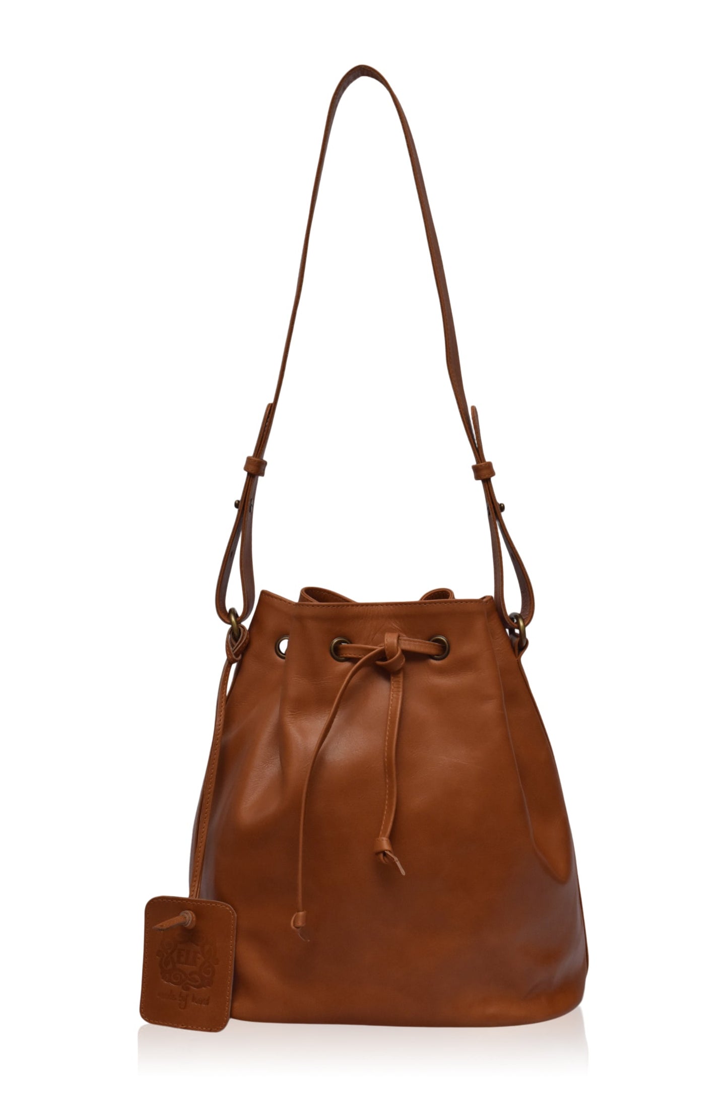 Geneva Drawstring Leather Bag-6