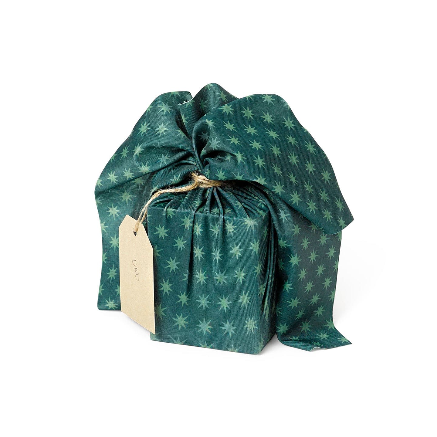 Set of 3 (S, L, XL) Reusable Cloth Furoshiki Gift Wrap | Christmas Trees & Bright Red-1