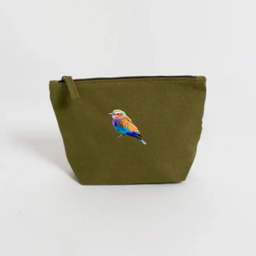 Make Up Pouch - Lilac Breasted Roller-1