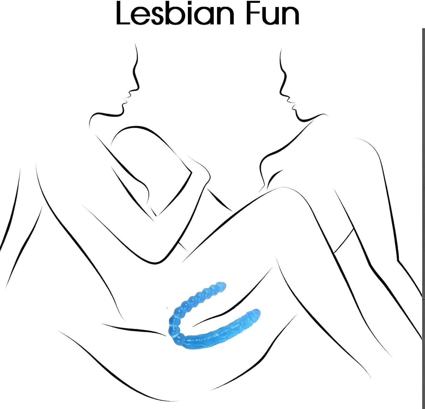 GildedRush Double-Ended Dildo for Dual Pleasure-2