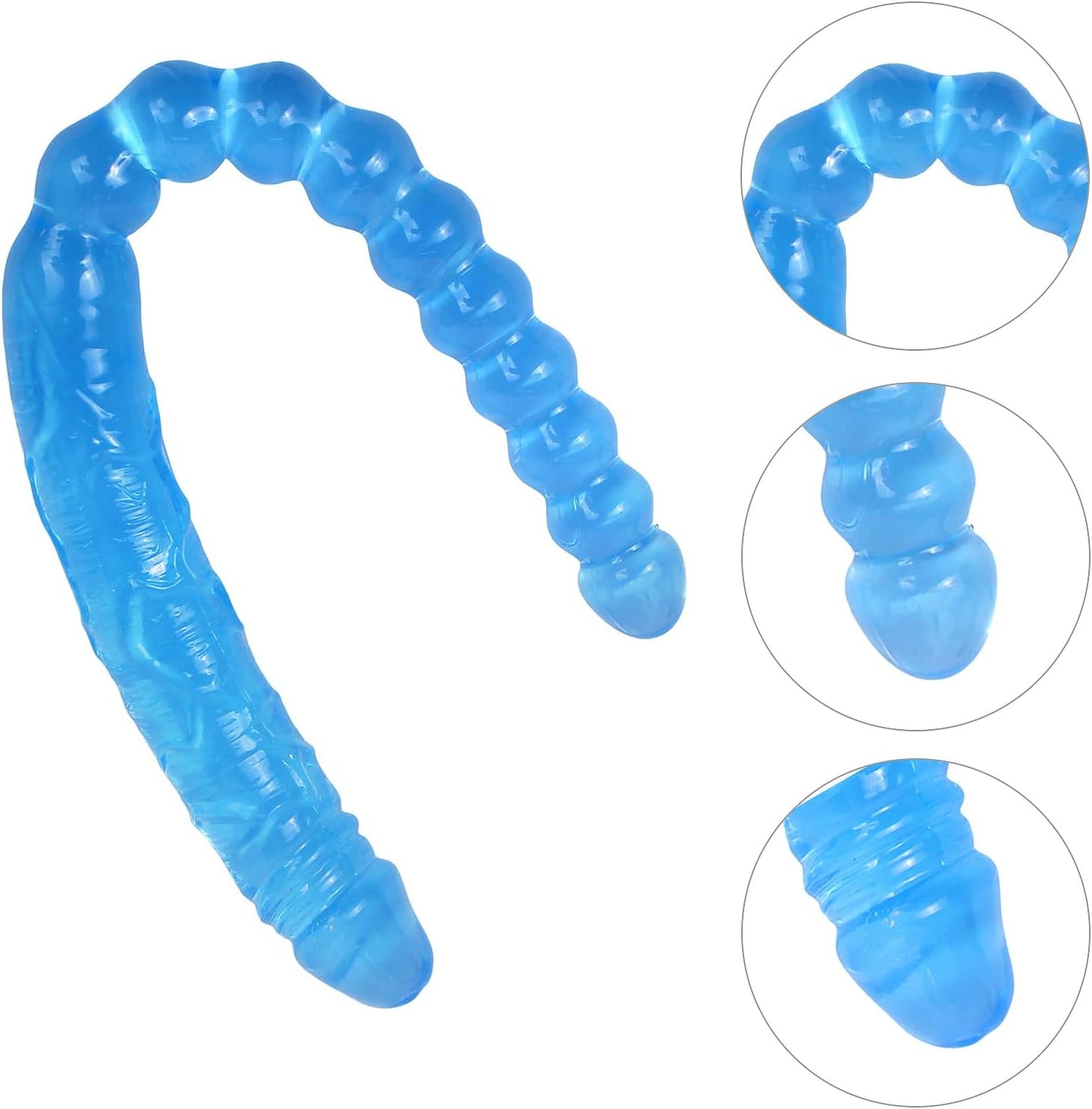 GildedRush Double-Ended Dildo for Dual Pleasure-3
