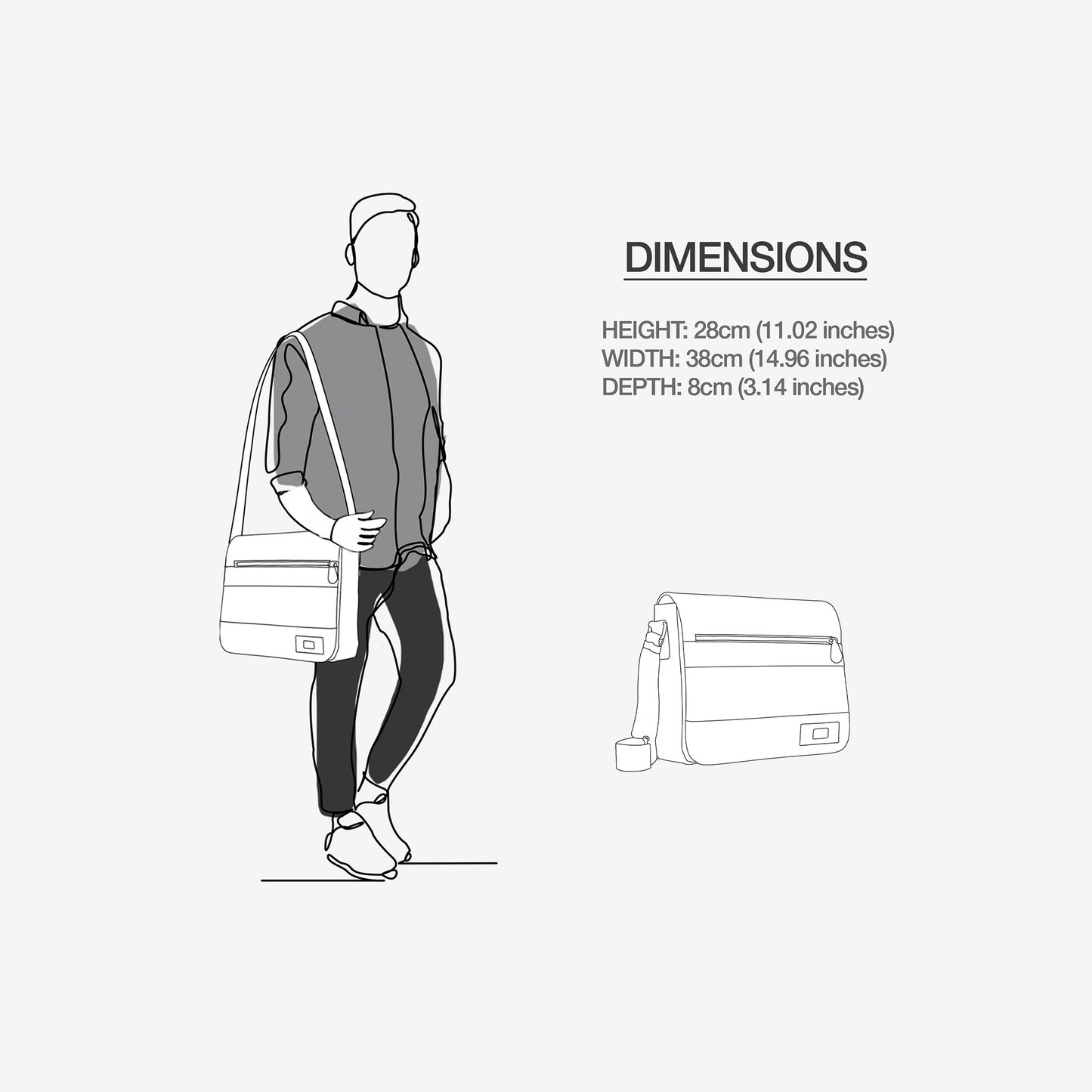 Glitter Pink Messenger Bag 16” | BYMANYC ® New York Glam Street Edition-4