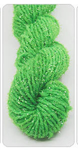 Acrylic Yarn with Metallic Thread for Knitting and Crochet