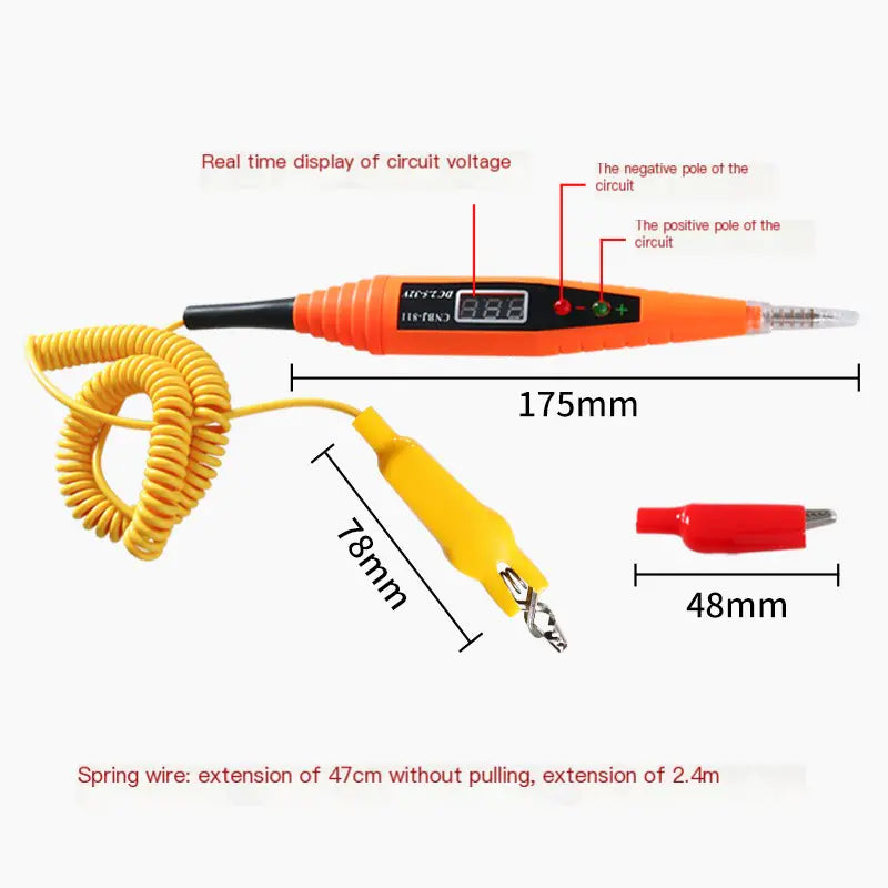 Digital Voltage Tester Pen for Automotive Circuit Repair