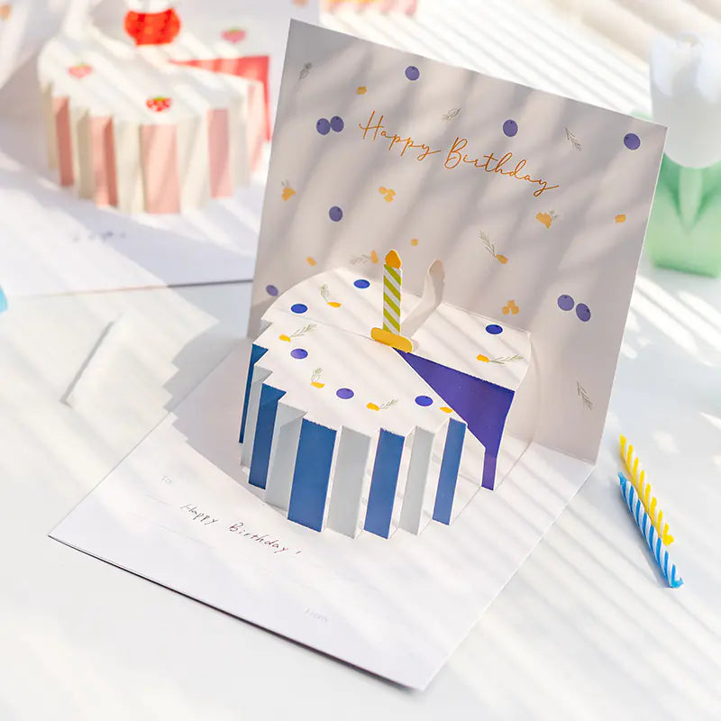 Creative 3D Personalized Cute Paper Carving Card