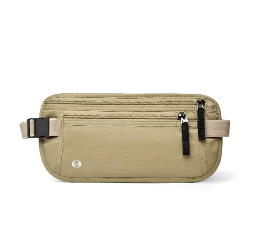 RFID Waterproof Passport & Document Waist Bag – Anti-Theft Travel Pouch for Mobile Phone (Unisex)