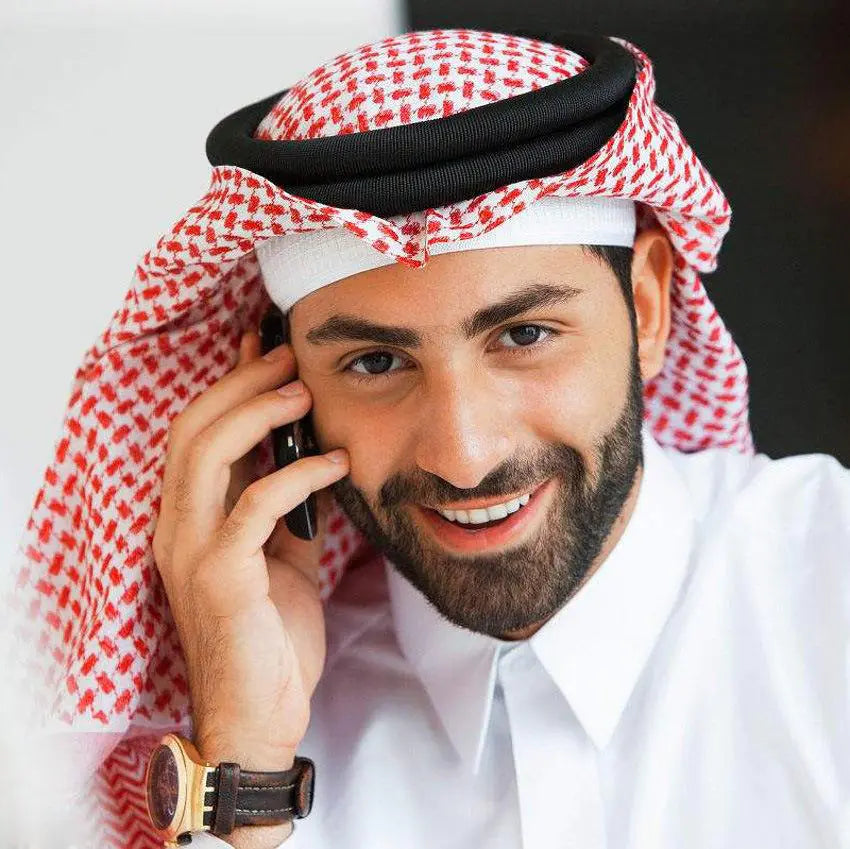 Men's Arab Headscarf for UAE Travel and Fashion