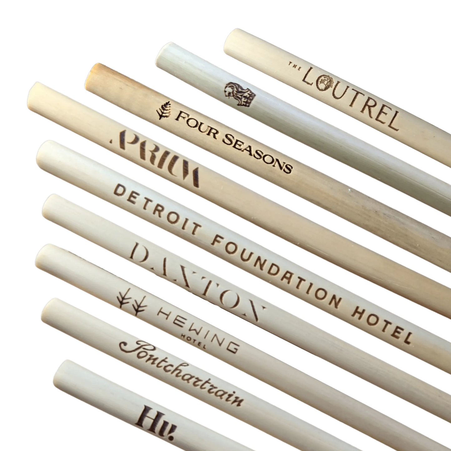 Laser Engraved Reusable Reed Straw-2