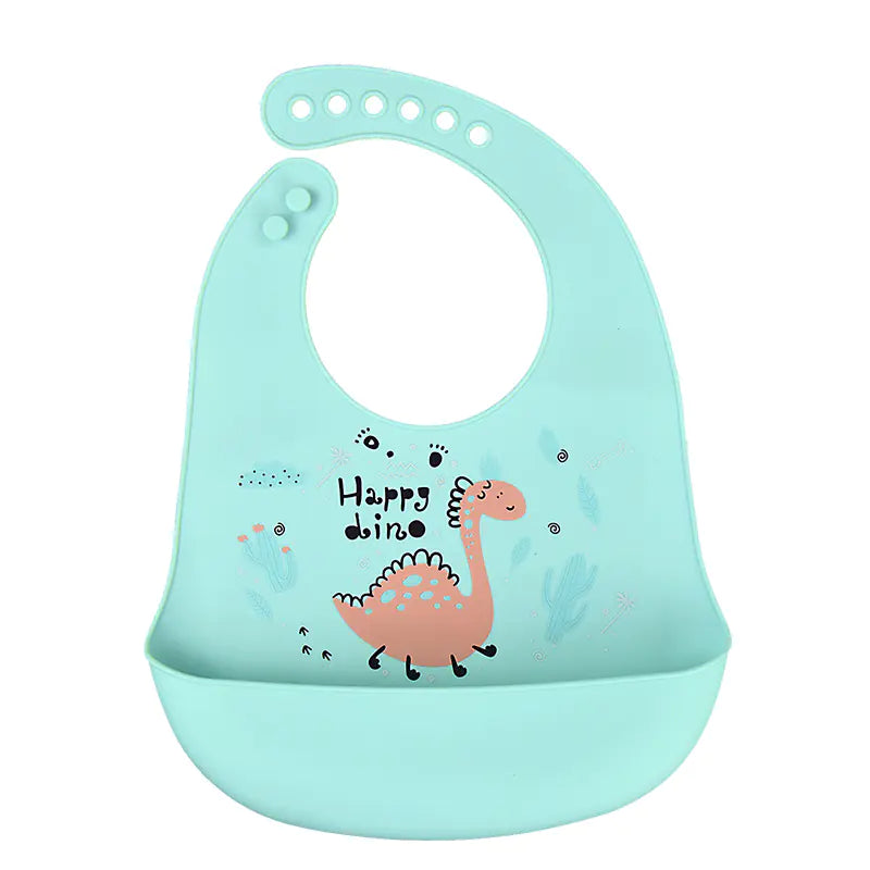 3D Baby Waterproof Silicone Bib for Feeding Kids