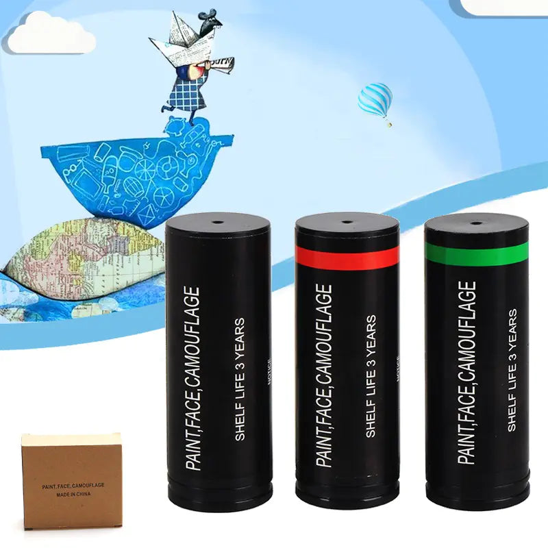 3pcs Camouflage Oil Paint for Military Training Makeup