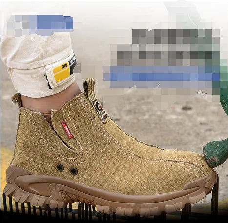 New Summer Breathable Safety Work Shoes with Rubber Sole