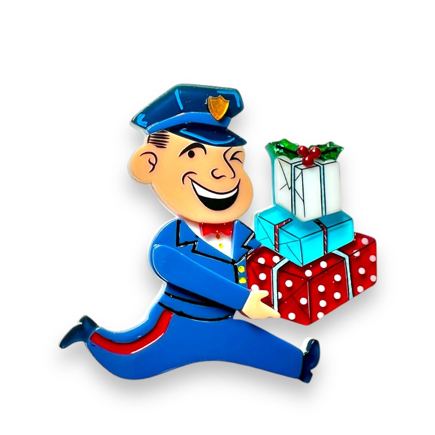 Christmas Happy Mail Earrings by 50's Vintage Dame x Lipstick & Chrome-1