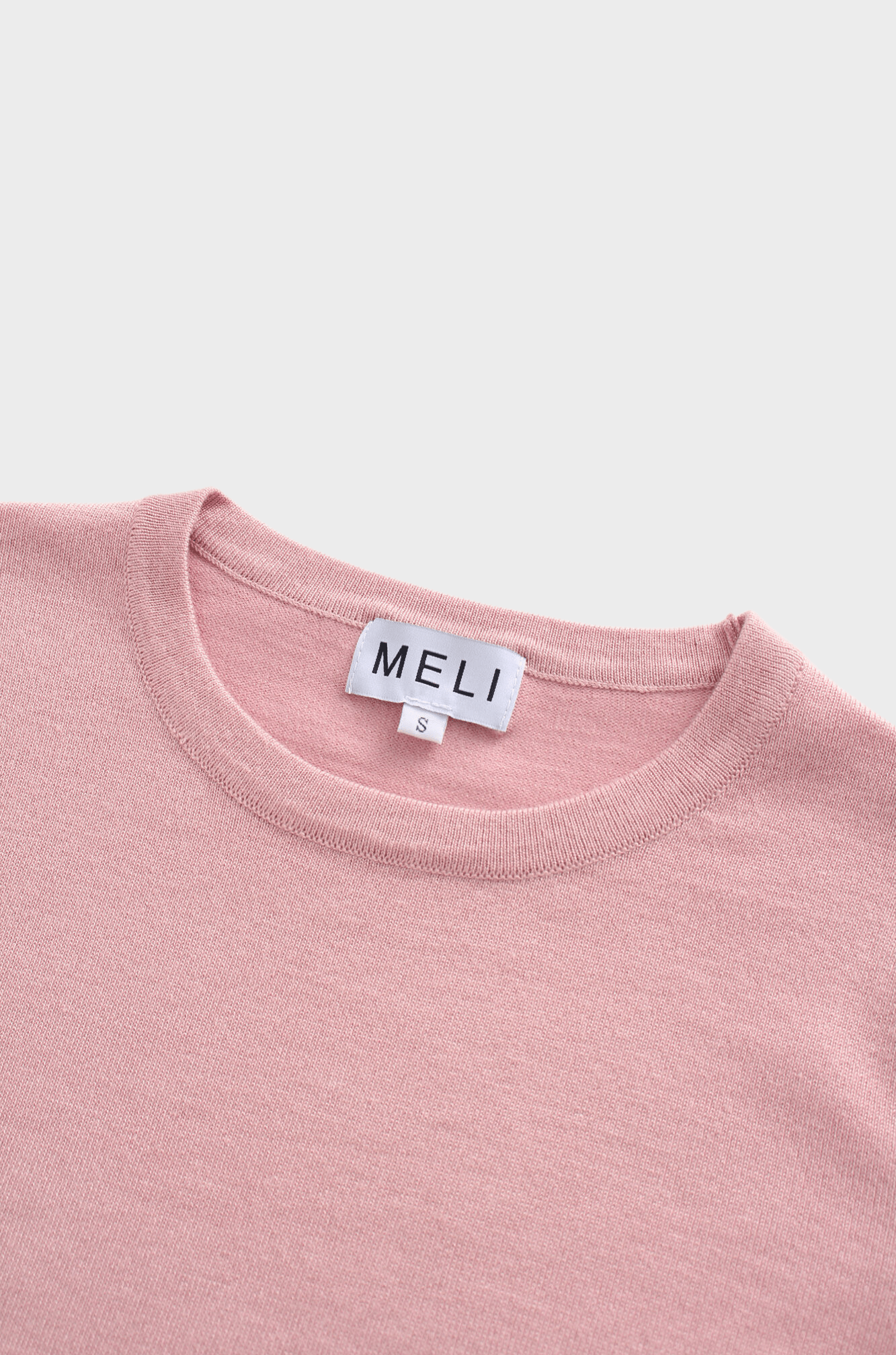 Basic Crew Sweater 3Q-Mauve-2