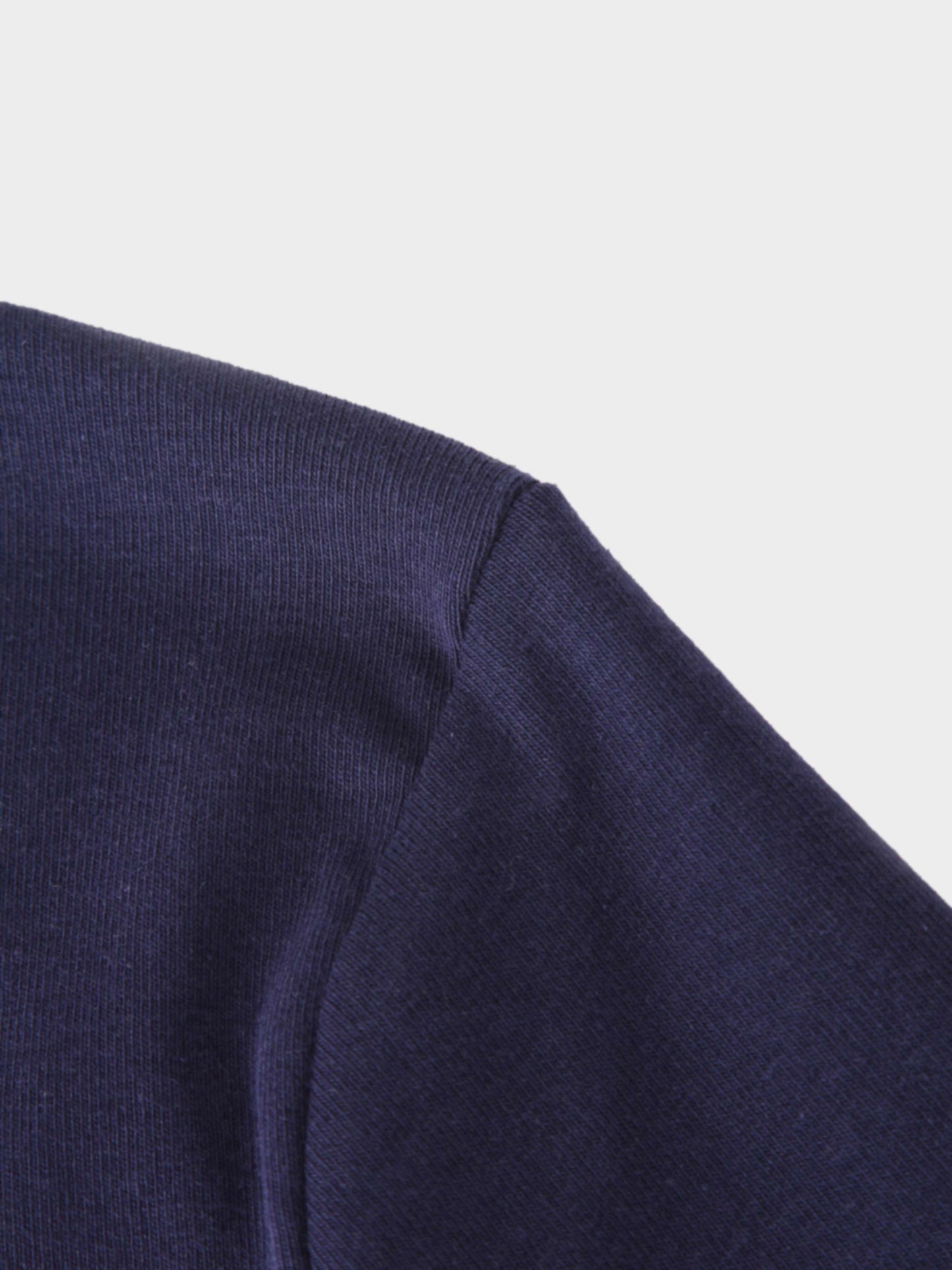 BASIC HIGH V TEE 3Q-NAVY-3