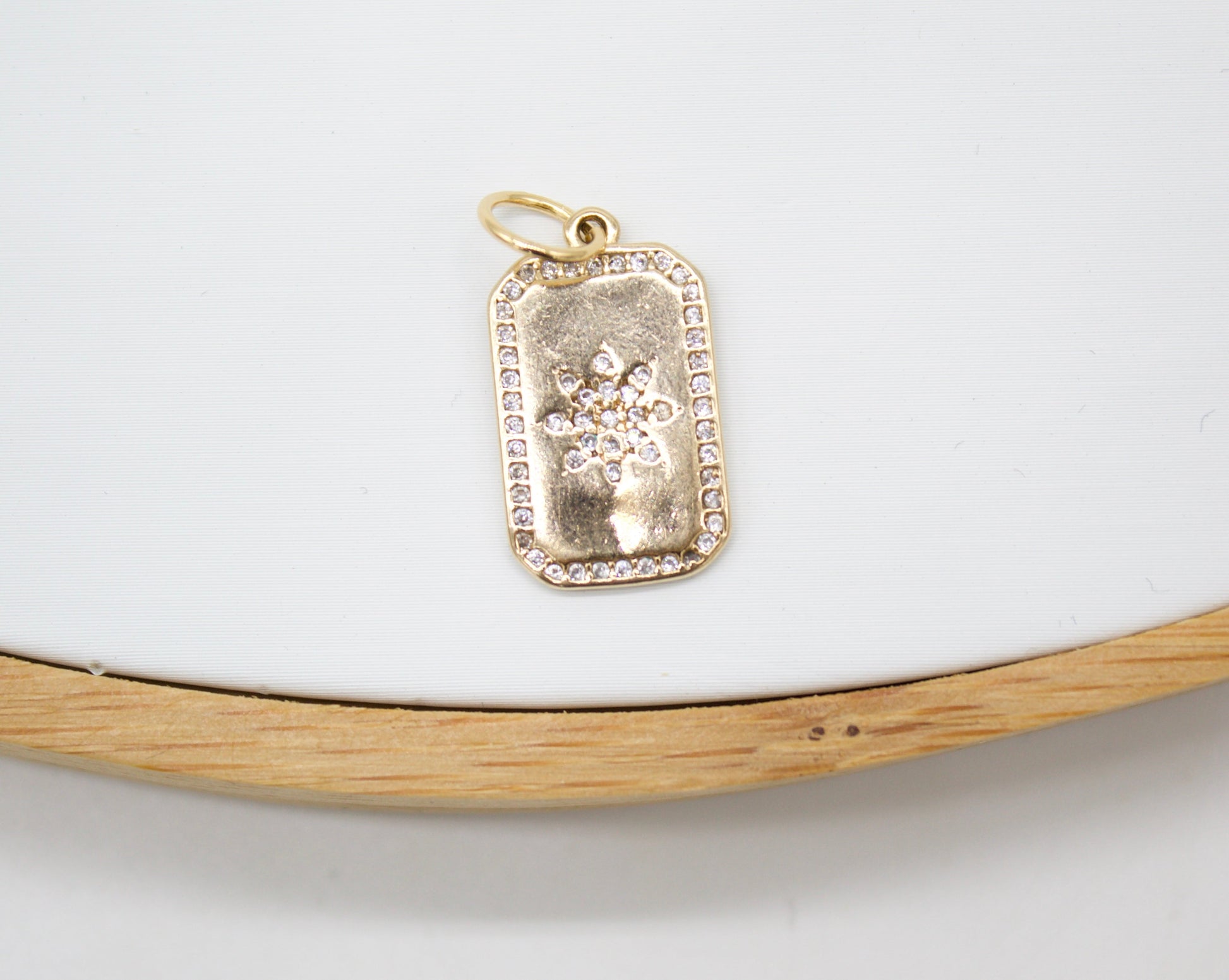 18K Gold Filled Star Tag Plate-1