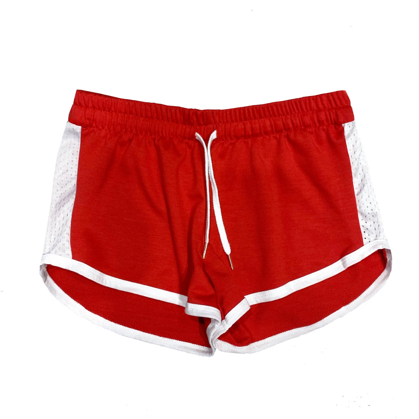 2008 - Women's Contrast Mesh Detail Shorts-3