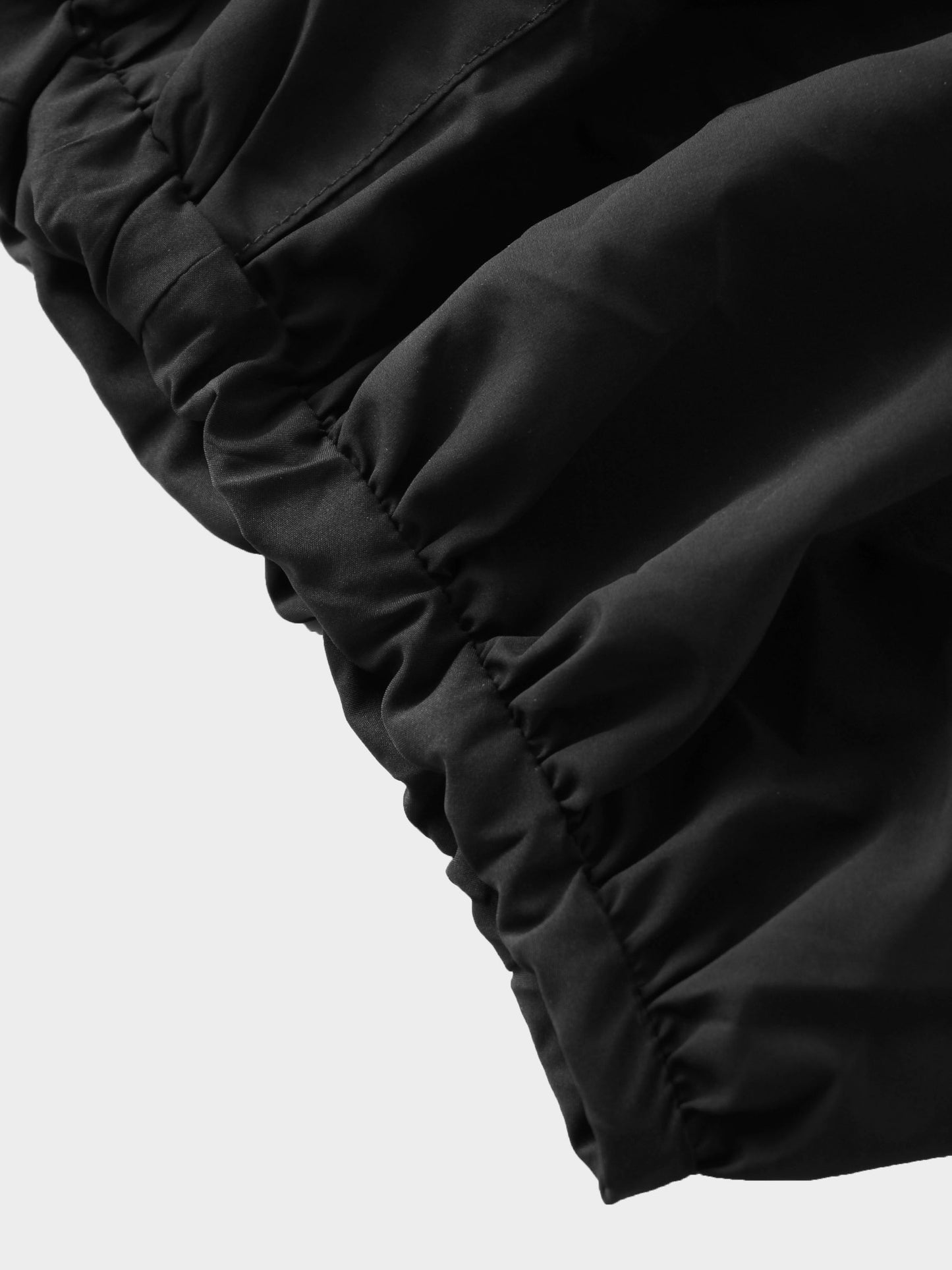 Taffeta Bubble Jumper-Black-4