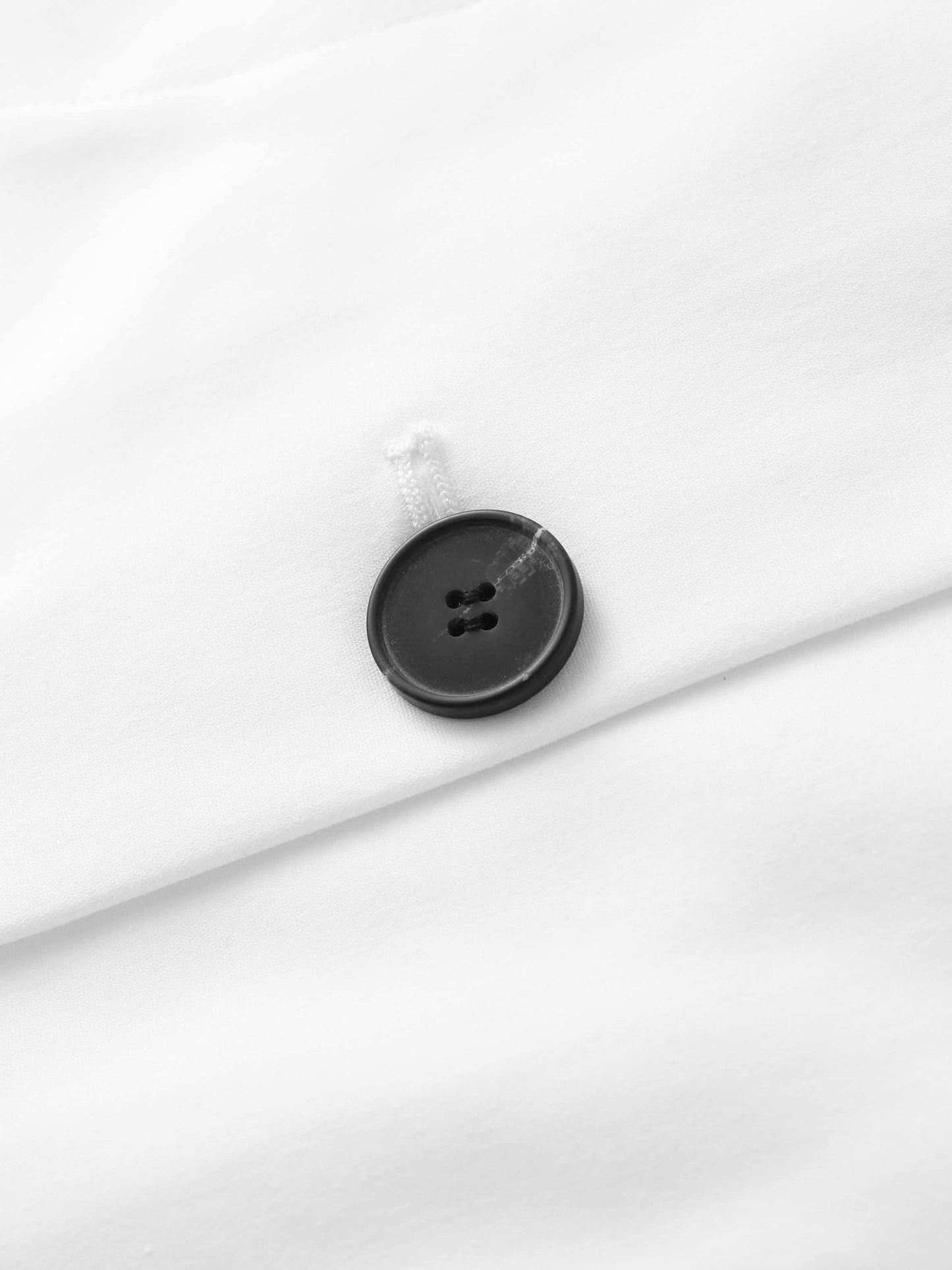 A-Line Button Down Pocket Skirt-White-4