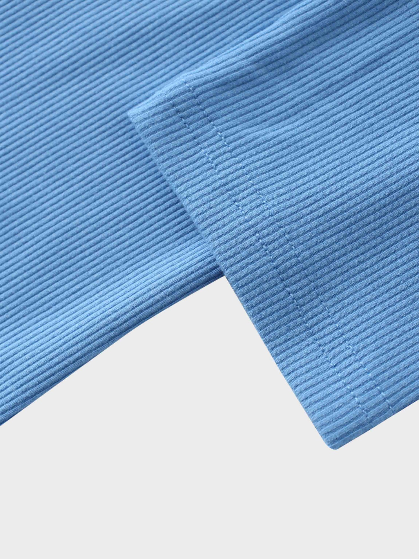 RIBBED HIGH V 3Q-PERIWINKLE BLUE-4
