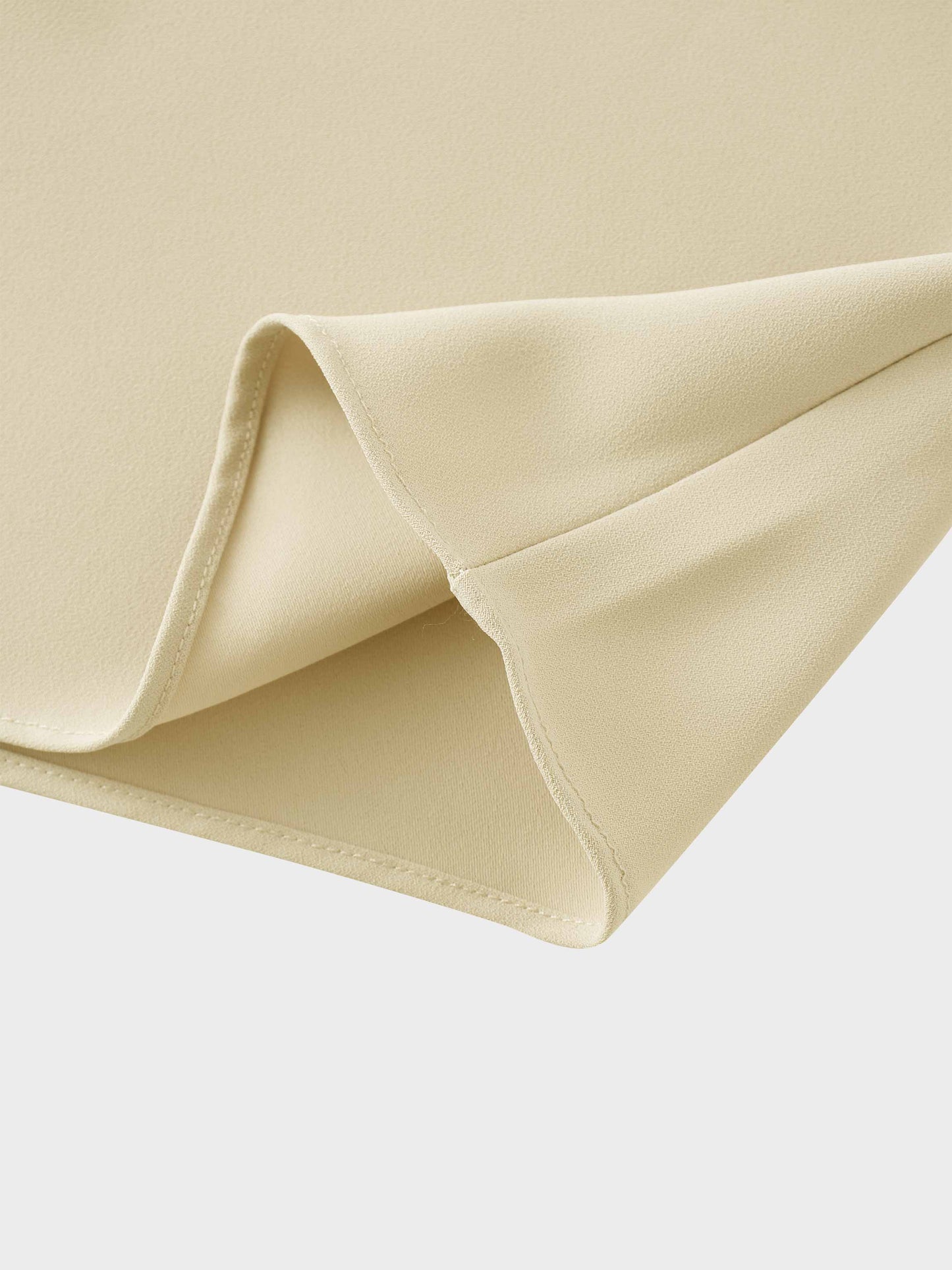 Crepe Slip Skirt-Tan-4