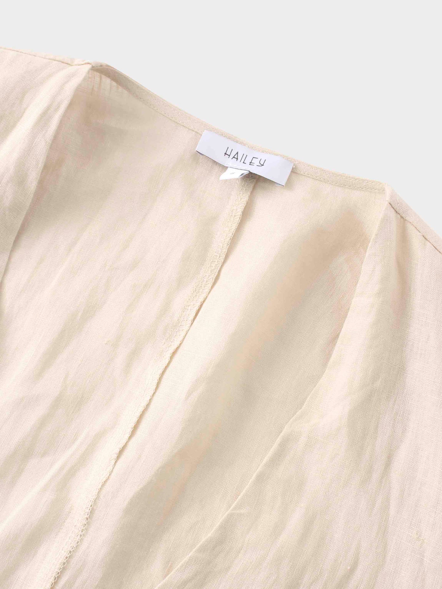 Linen Blazer-Ecru-3
