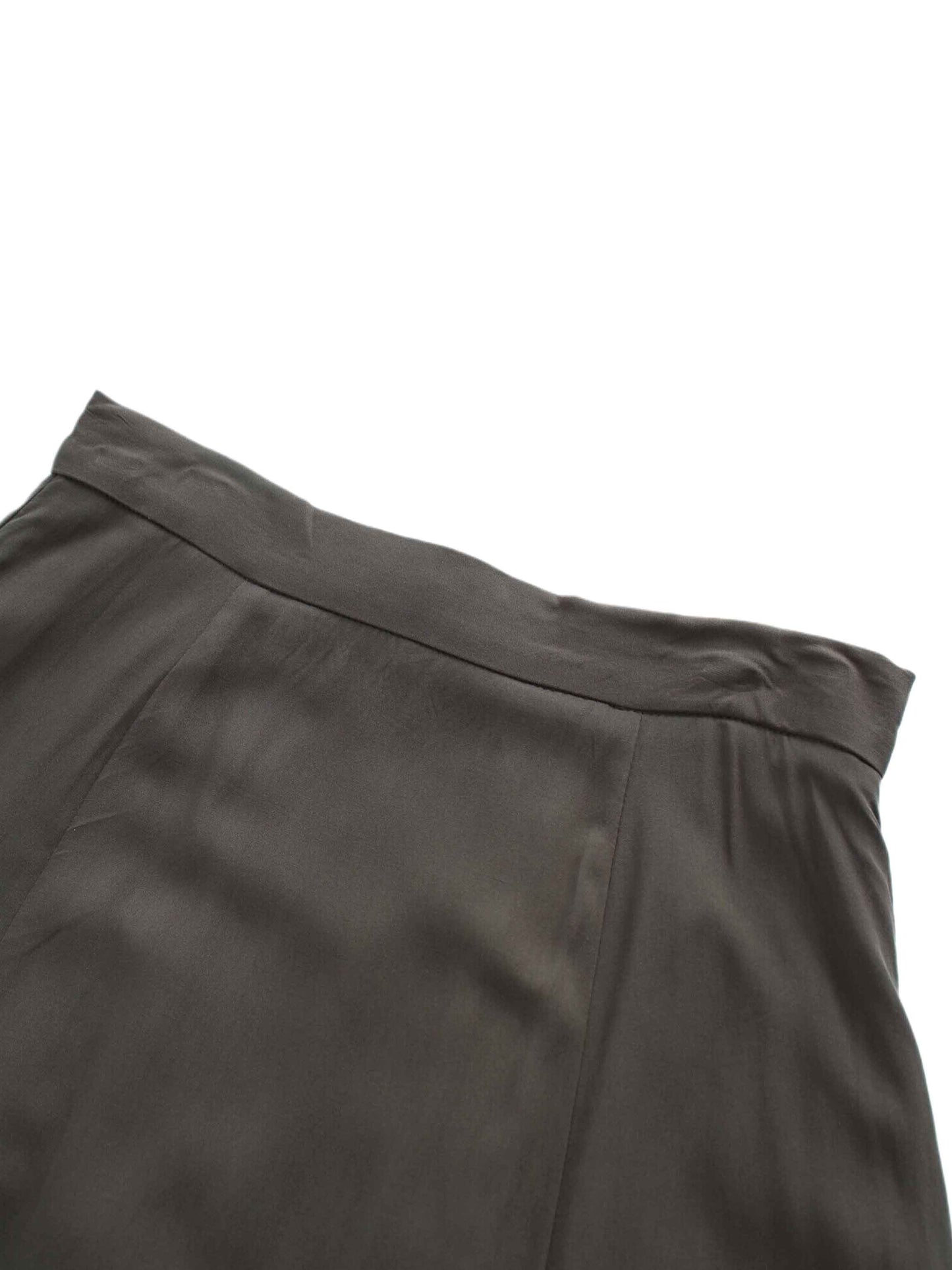 TRUMPET FLARE SKIRT-OLIVE-2