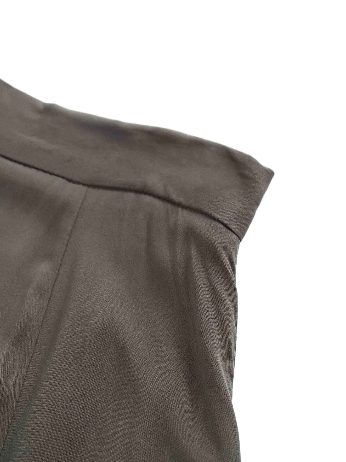 TRUMPET FLARE SKIRT-OLIVE-3