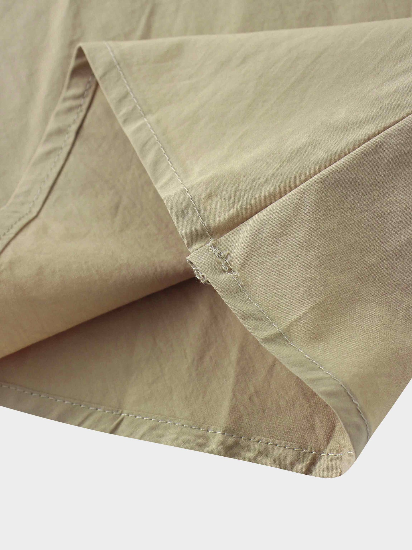 Micro Pleat Elastic Waist Skirt-Sand-4