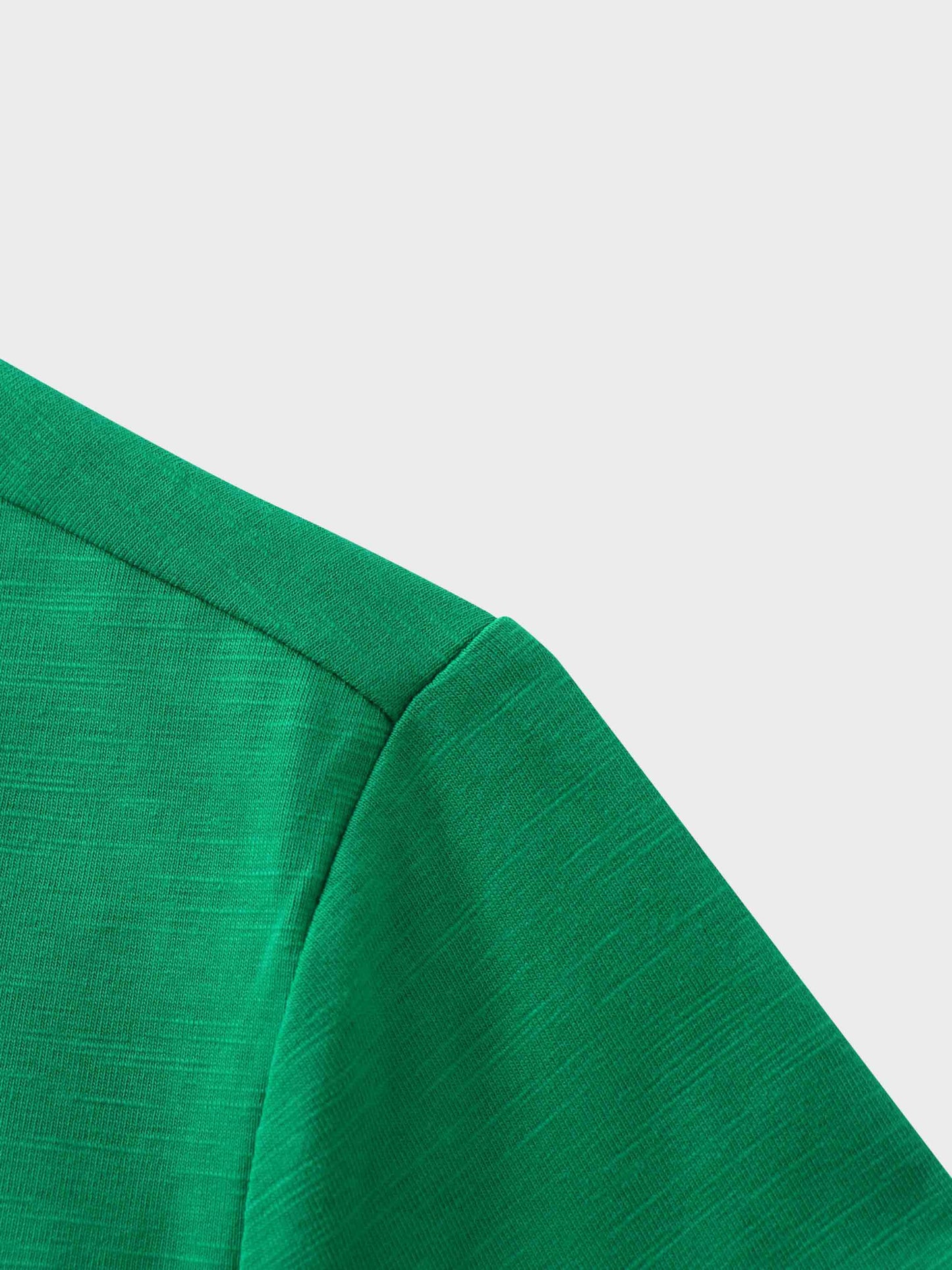 Crew Bomber Tee-Kelly Green-3