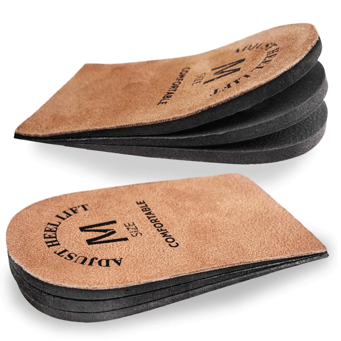 Adjustable Heel Lifts for Women – Heel Pads and Heel Inserts for Women – Shoe Lifts for Women – Height Increase Insoles – Pack of 2(S)