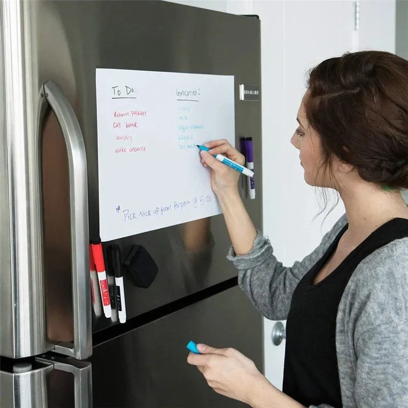 Rewritable Magnetic Message Writing Board, Mobile Magnetic Soft White Board