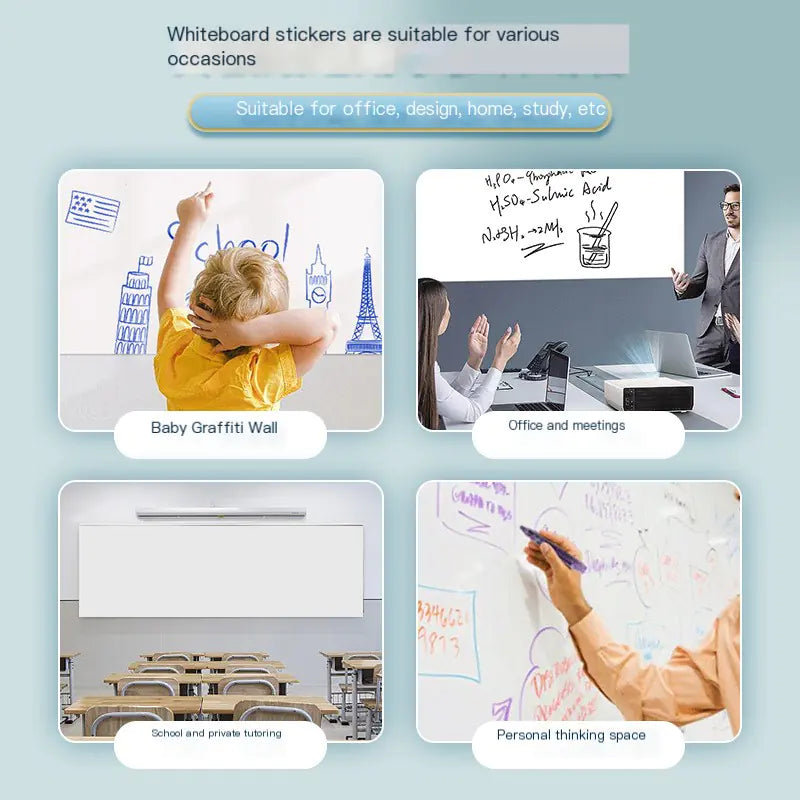 Thick PVC Self-Adhesive Chalkboard Wall Sticker