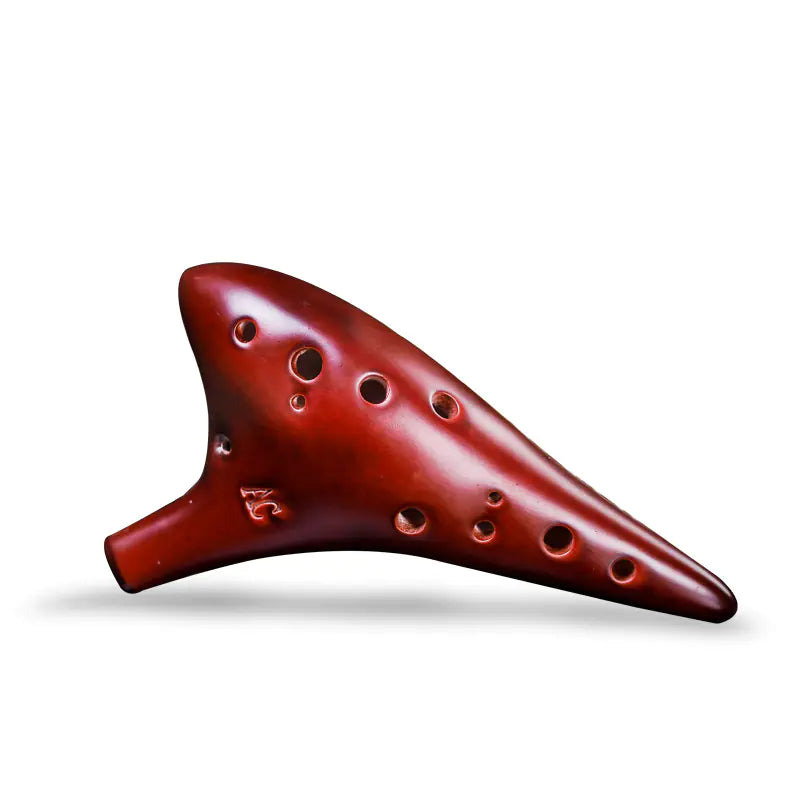 Hand-Painted 12-Hole Ocarina Set with Starry Design