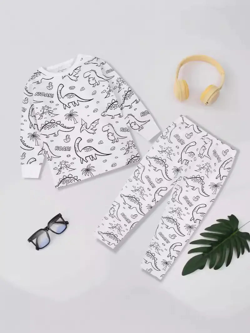 Girls DIY Graffiti Coloring Suit