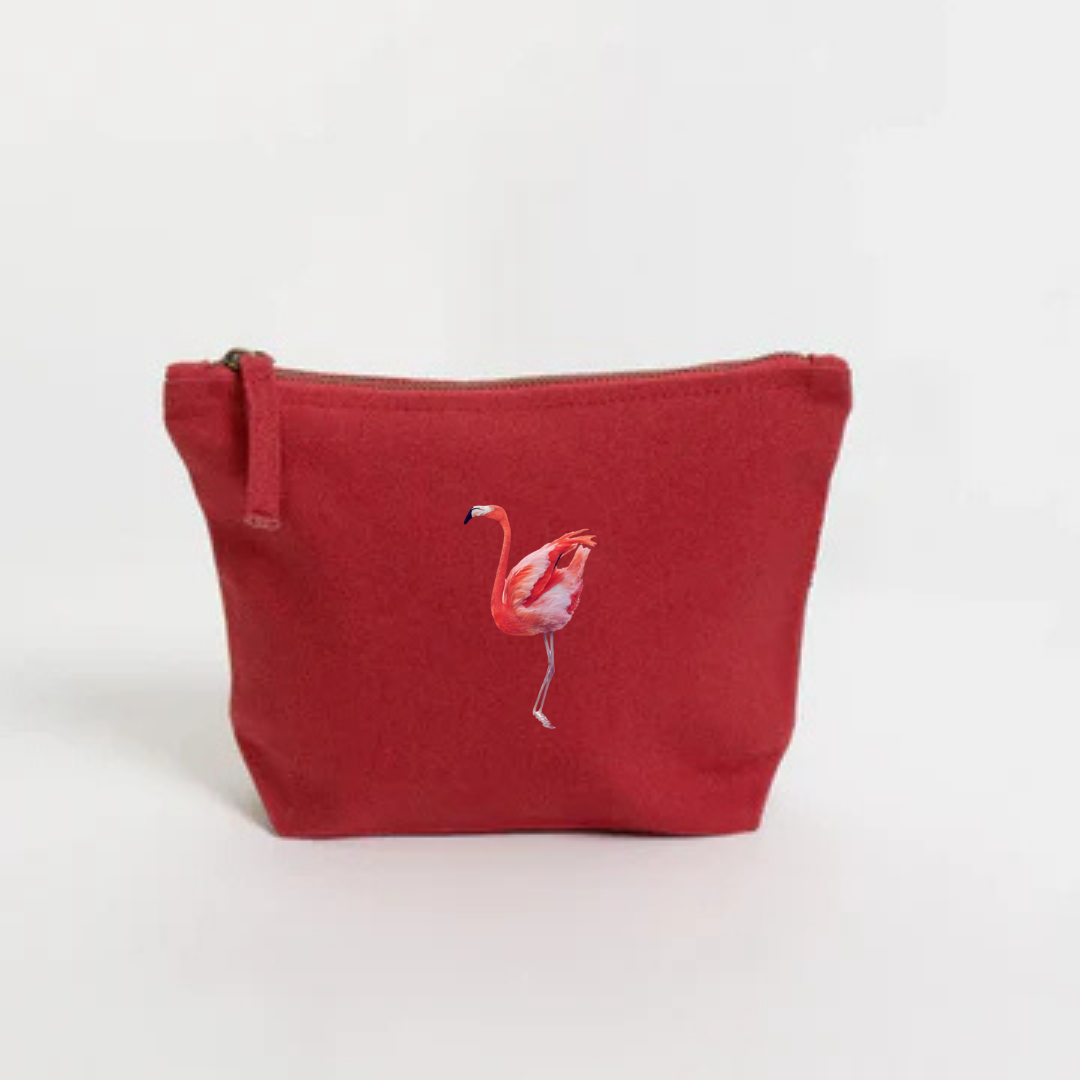 Make Up Pouch - Flamingo-3