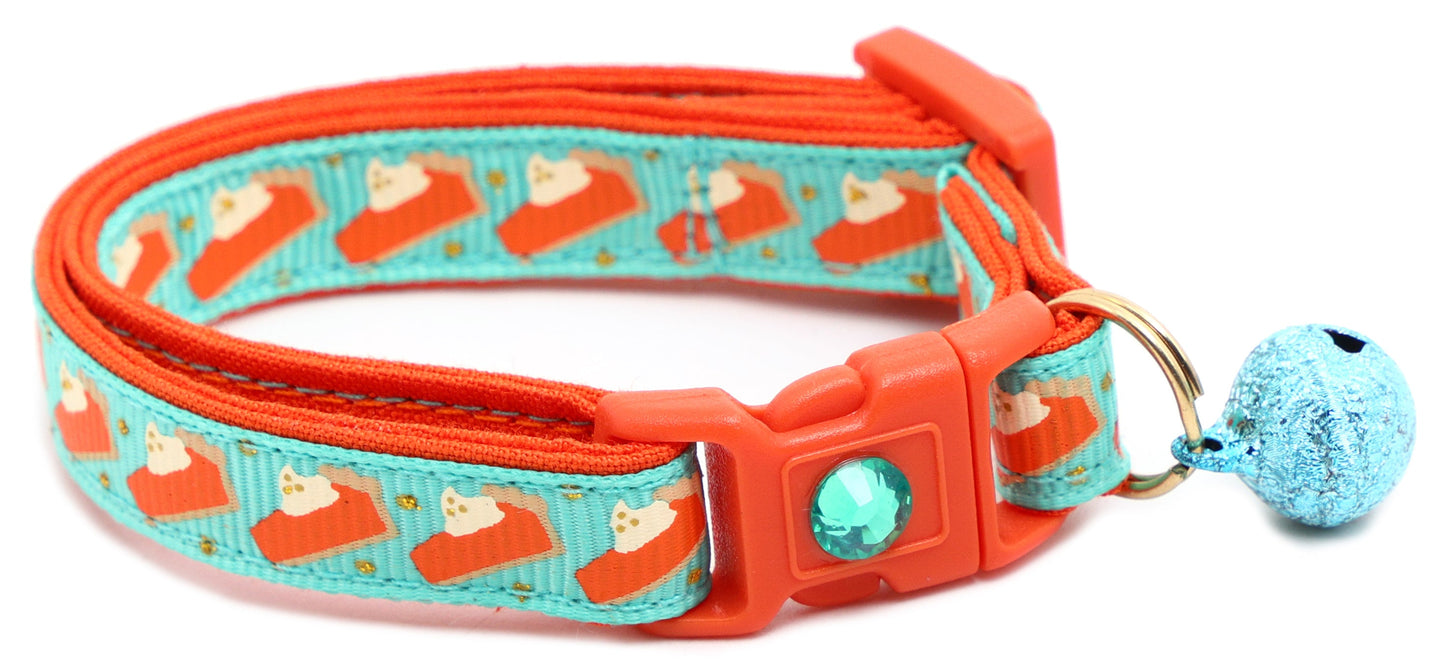 Pumpkin Pie Slices Breakaway Cat Collar-7