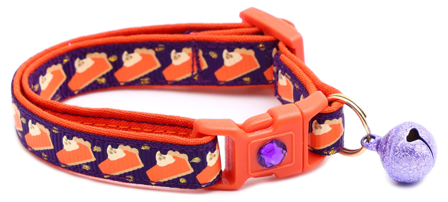 Pumpkin Pie Slices Breakaway Cat Collar-8