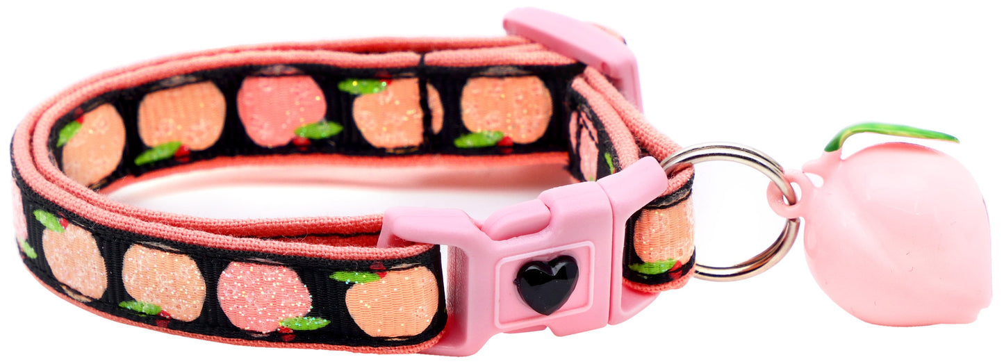 Peach Breakaway Cat Collar-5