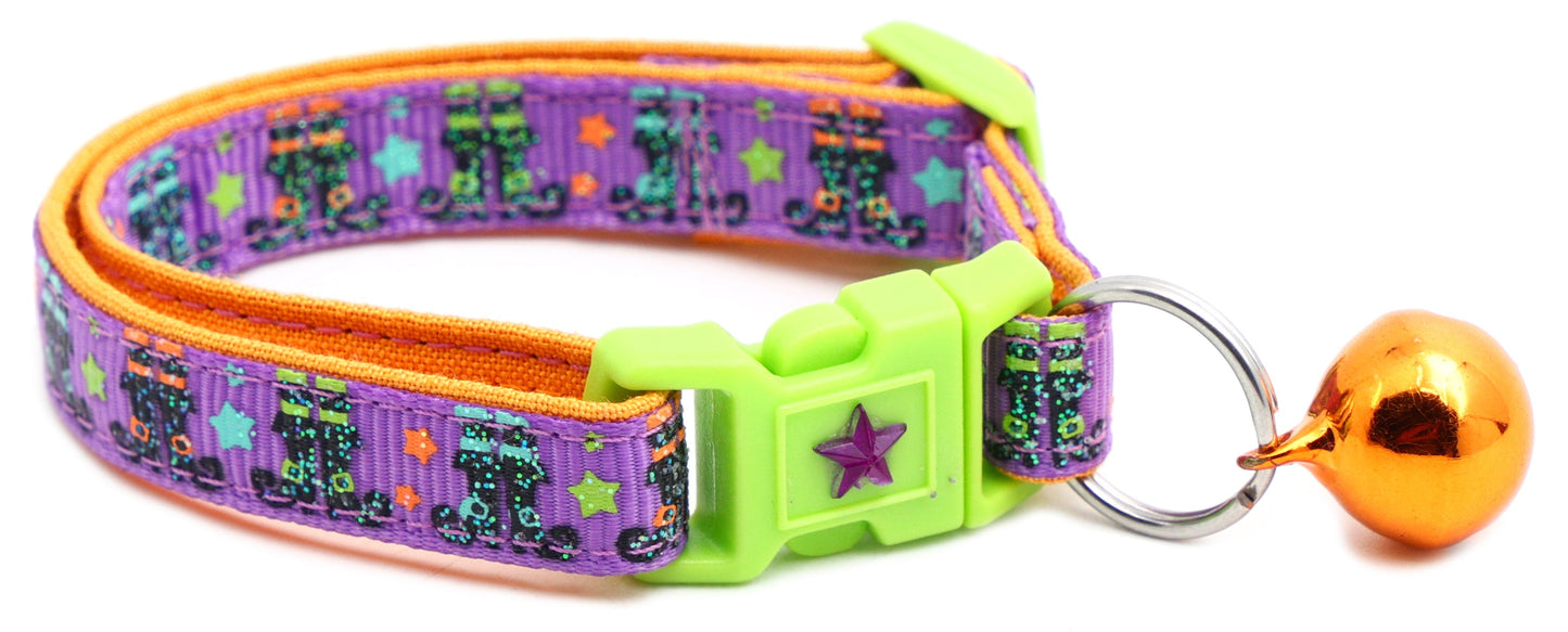 Witchy Boots Breakaway Cat Collar-7