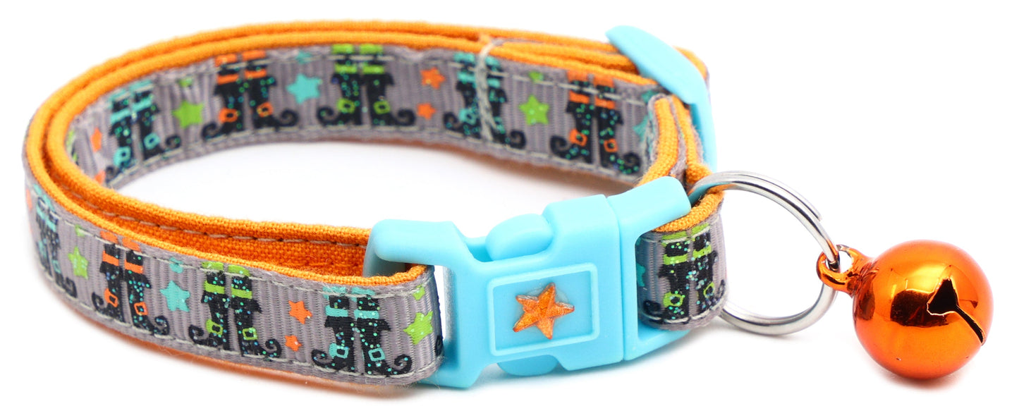 Witchy Boots Breakaway Cat Collar-9
