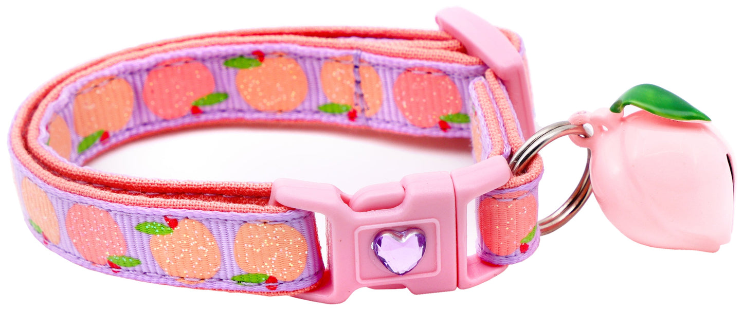 Peach Breakaway Cat Collar-8