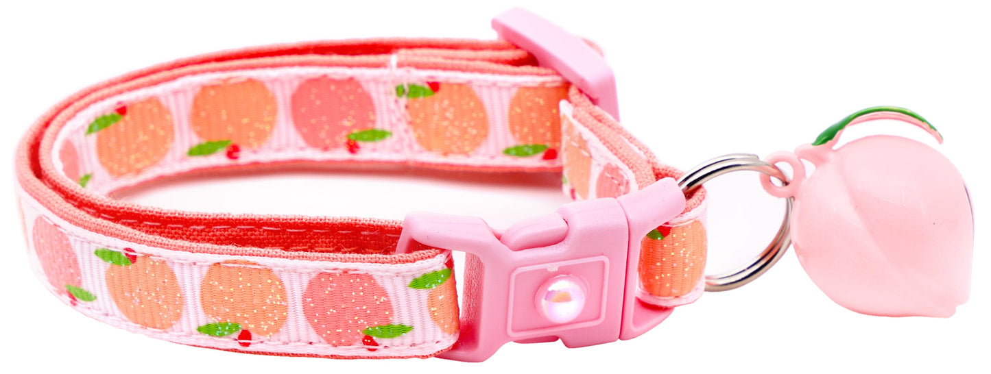 Peach Breakaway Cat Collar-7