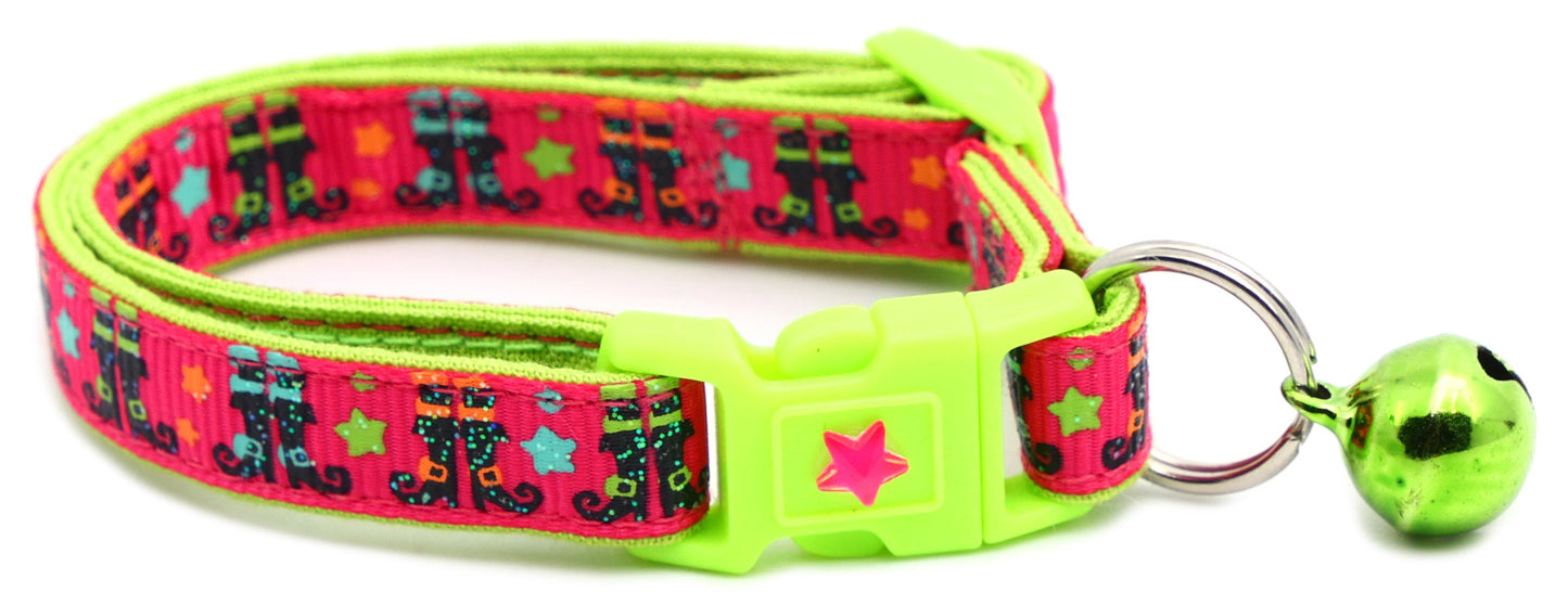 Witchy Boots Breakaway Cat Collar-8