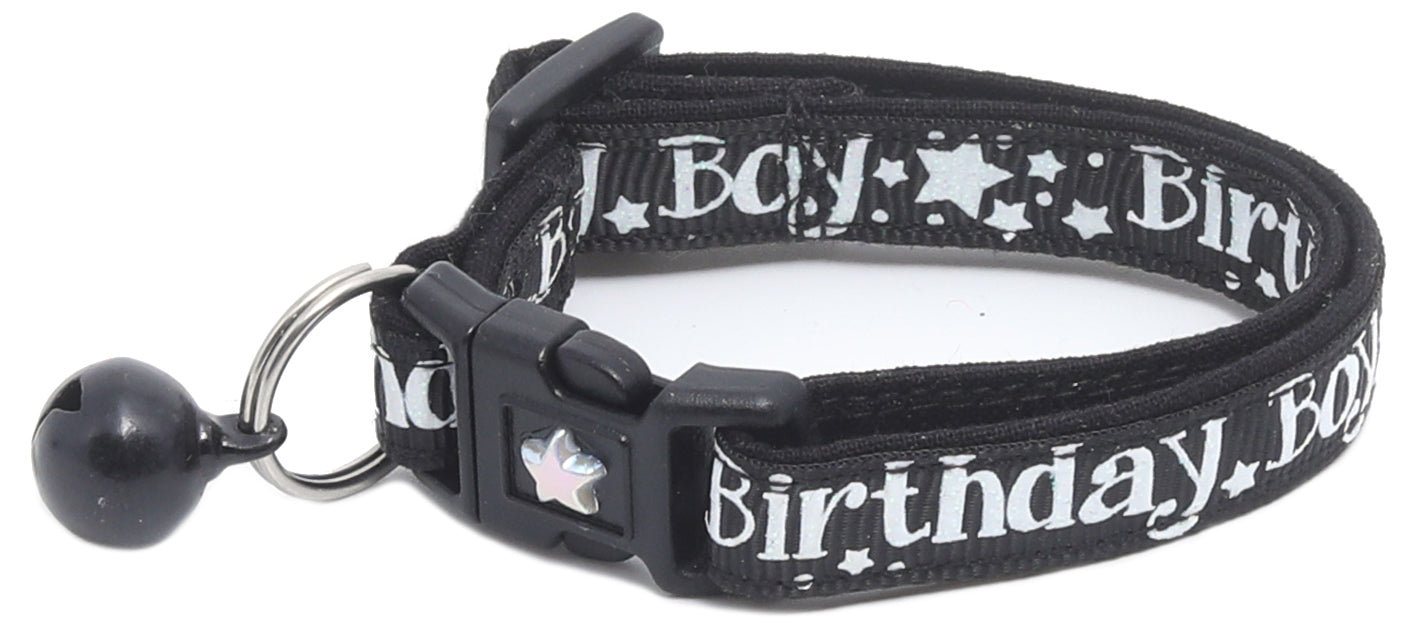Birthday Boy Breakaway Cat Collar-4