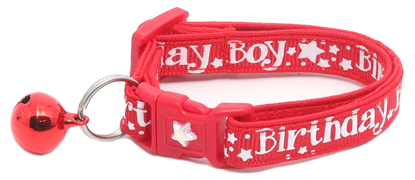 Birthday Boy Breakaway Cat Collar-11