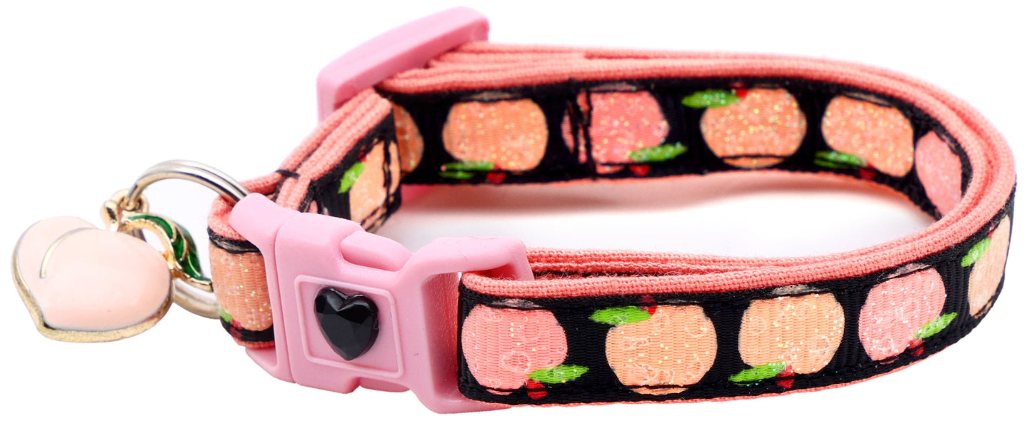 Peach Breakaway Cat Collar-12