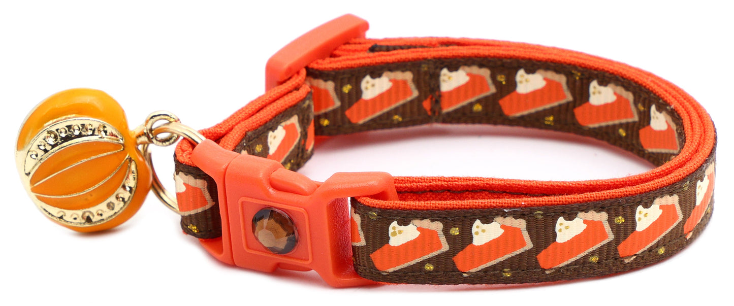 Pumpkin Pie Slices Breakaway Cat Collar-14