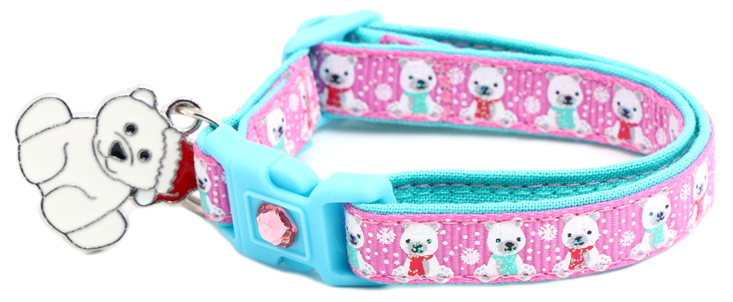 Polar Bears Breakaway Cat Collar-14