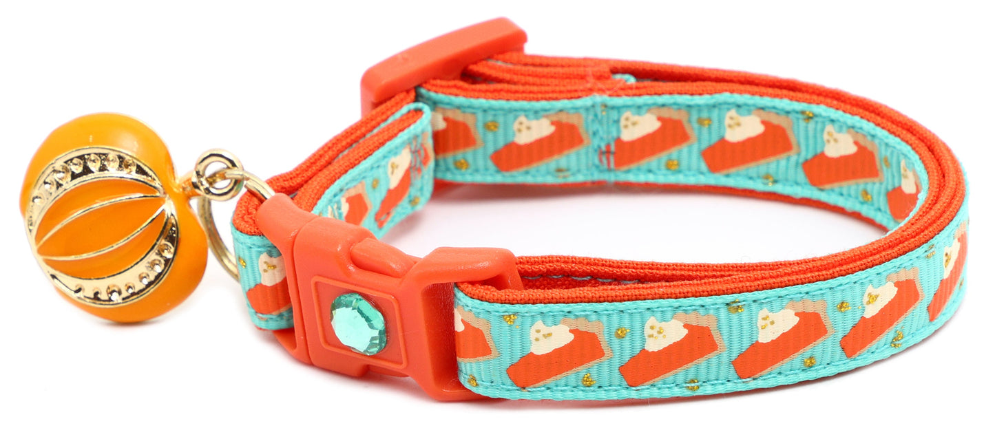Pumpkin Pie Slices Breakaway Cat Collar-16