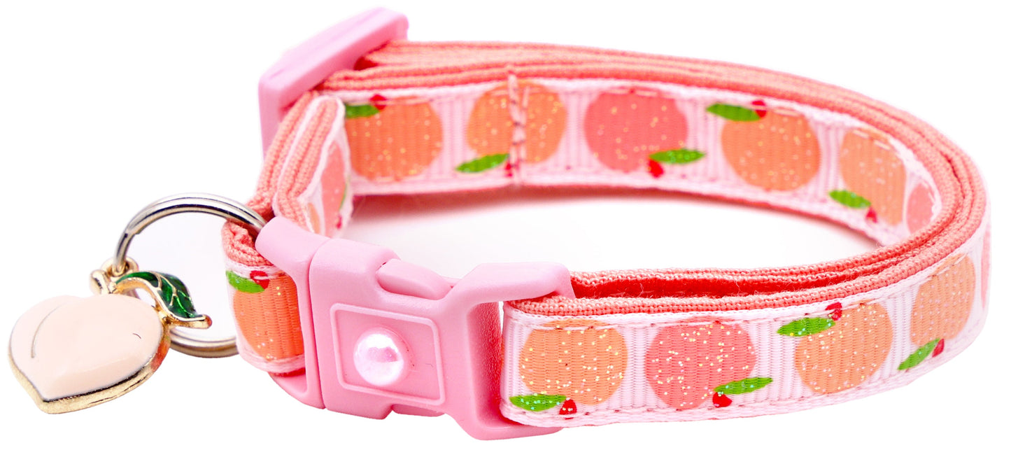 Peach Breakaway Cat Collar-14